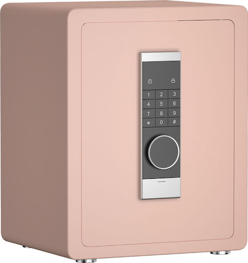 Casetă de valori cu închidere digitală și cheie M45xL38xÎ32cm