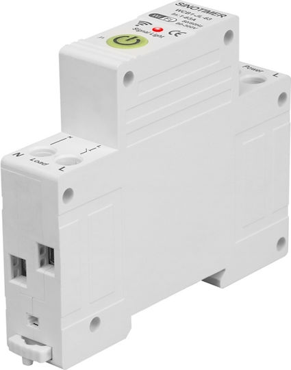 Sinotimer Contor de kilowați pentru panou electric Analogic Monofazat Wi-Fi Tuya