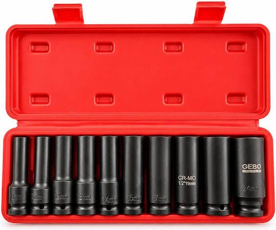 Yizhe Prize Pneumatic Torx Cu Gazdă Cadru 1/2" Set 10 Bucăți