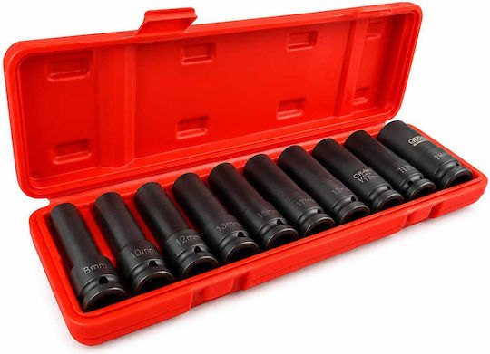 Yizhe Prize Pneumatic Torx Cu Gazdă Cadru 1/2" Set 10 Bucăți