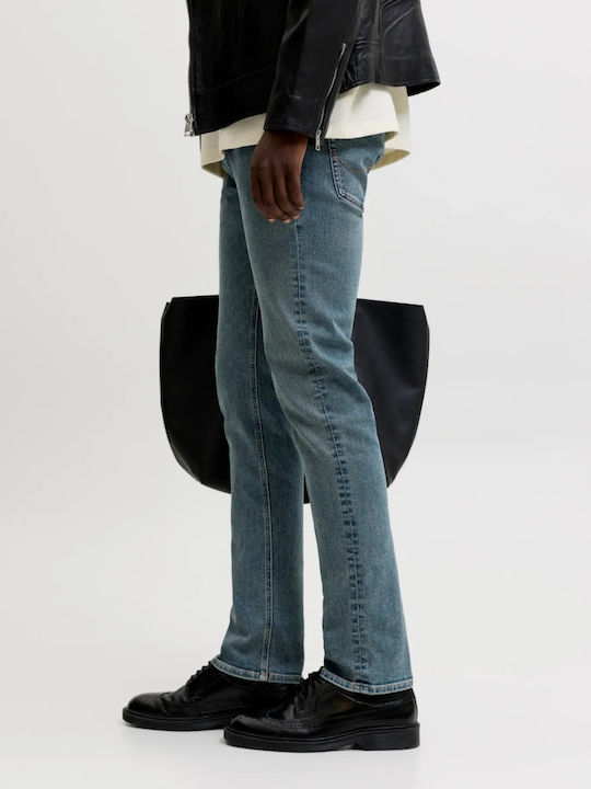 Glenn Pantaloni de Blugi pentru Bărbați Elastici cu Slim Fit Albastru