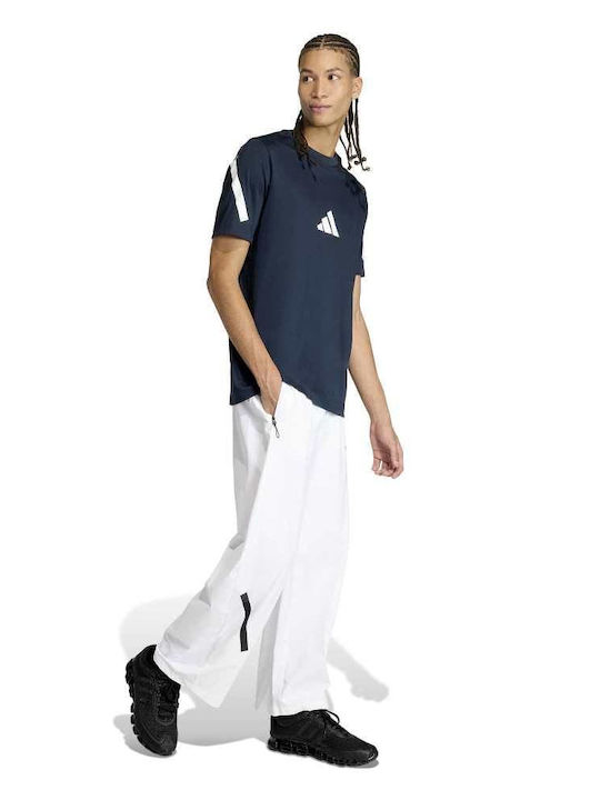 Z.n.e. Sweatpants with Elastic White