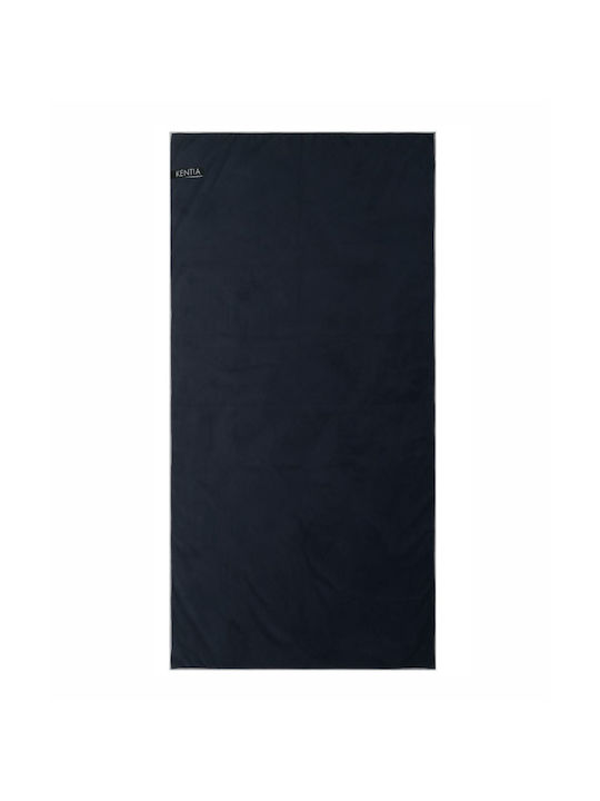 Kentia Active Gym Towel Microfiber Black 50x90cm