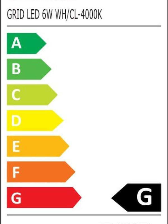 LED Панел 6W с Неутрално Бяло Осветление 4000K