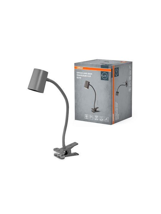 Lamp Desk Настолна лампа за бюро за цокъл GU10 в сив цвят