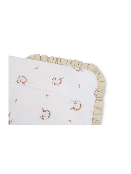 Sensillo Nursery Swaddling Cotton Beige Blanket 75x75cm