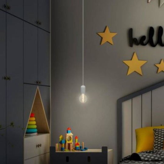 Osram Deckenleuchte Weiß mit Lampenbirnensockel E27