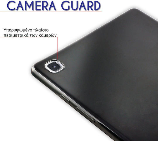 Volte-Tel Back Cover Σιλικόνης / Tempered Glass Μαύρο (OnePlus 8 ProRealme 8/8 Pro)