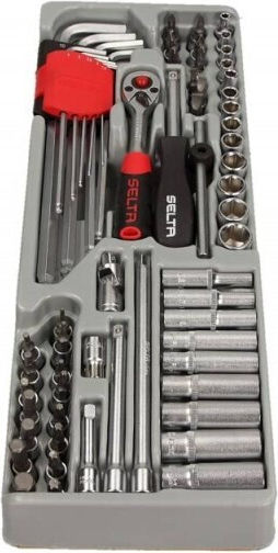 Selta Prize Cu Gazdă Cadru 1/4" Set 64 Bucăți