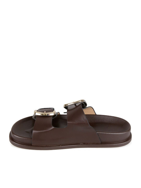 Sandale Casual Damă Anatomici Flatforme Maro