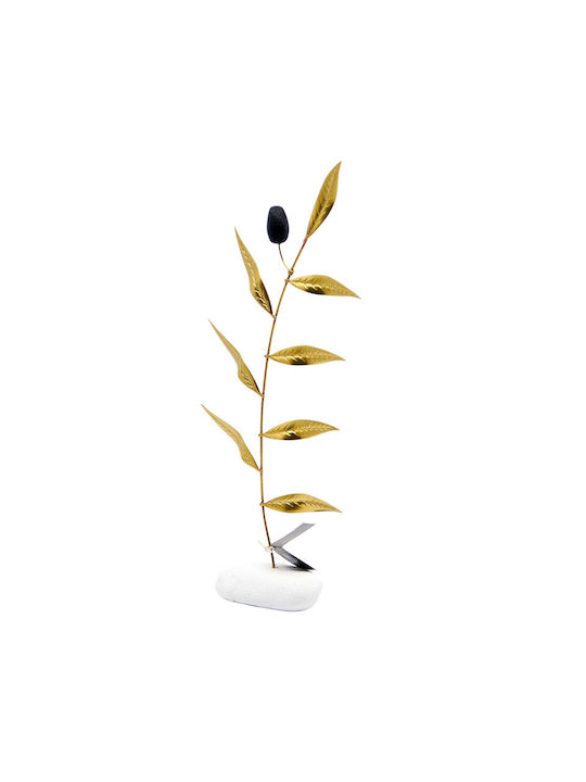 Alexandros Handmade Tabletop Decor Olive Branch Large Diagonal 11x24