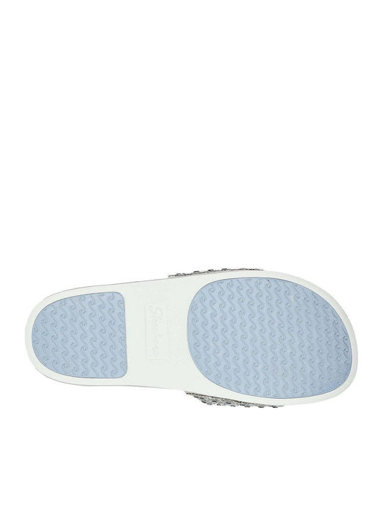 Cali Pop Ups Everyday Glam Flip-Flops in White Colour