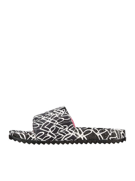 Bobs Pop Ups 2love & Summer Slides σε Μαύρο Χρώμα