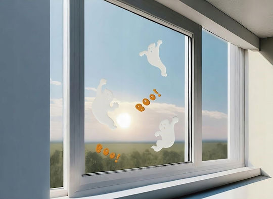 Fiestas Guirca Autocolant Decorativ Pentru Copii Pentru Sticlă 20x20cm 5 Bucăți
