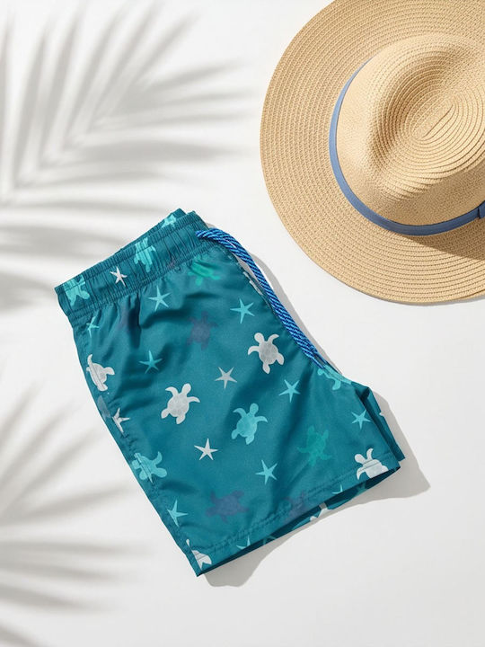 Crool Kids Swimwear Swim Shorts Light Blue