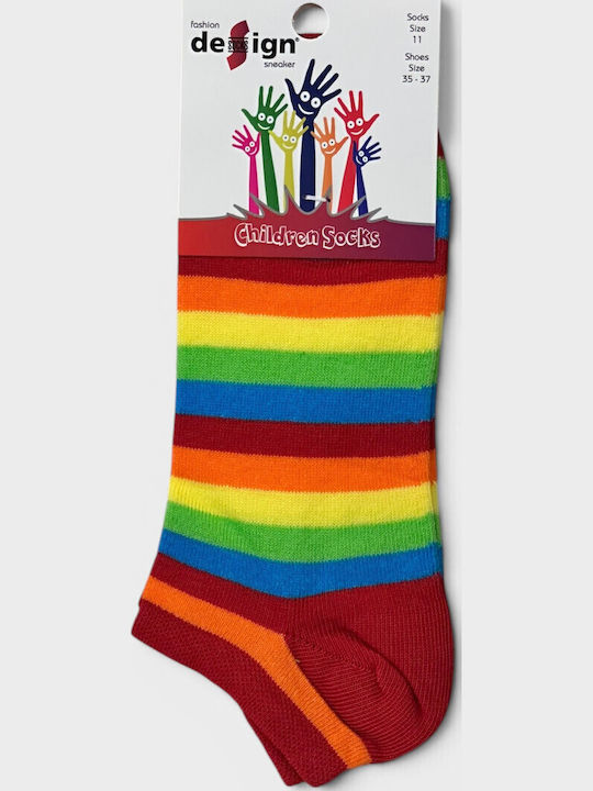 Design Socks Παιδικά Σοσόνια Πολύχρωμα 6 Ζευγάρια