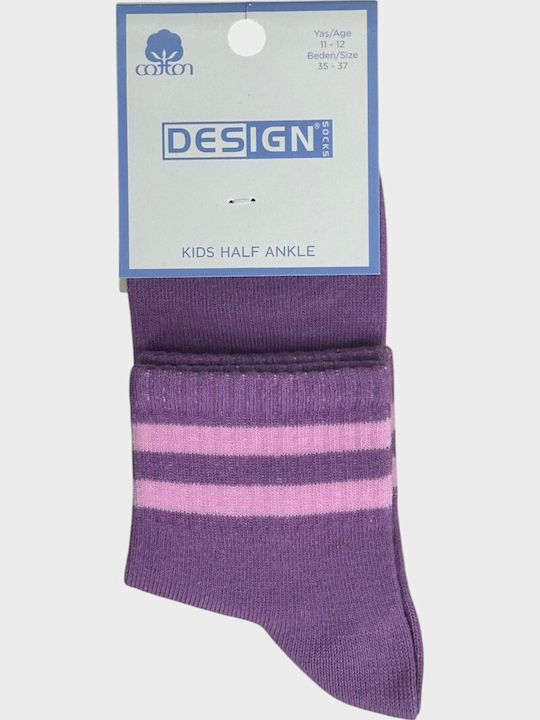 Design Socks Παιδικές Κάλτσες Αθλητικές Πολύχρωμες 6 Ζευγάρια
