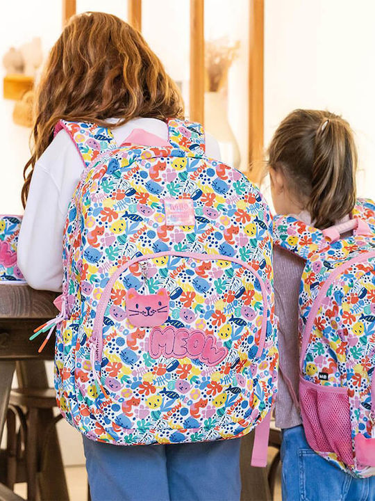 Miquelrius School Backpack for Elementary with Water Bottle Holder 24L 28 x 16 x 40cm