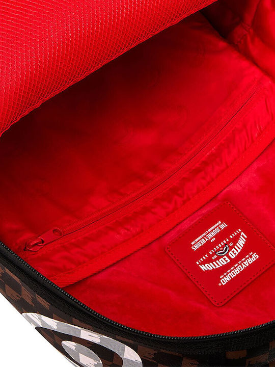 Sprayground Σχολική Τσάντα Πλάτης Καφέ με Θήκη για Παγούρι