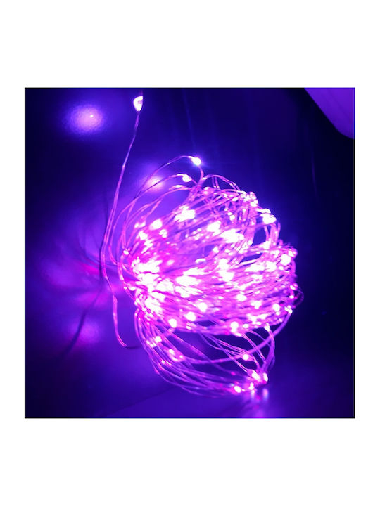 100 Λαμπάκια LED 10μ. RGB USB σε Σειρά