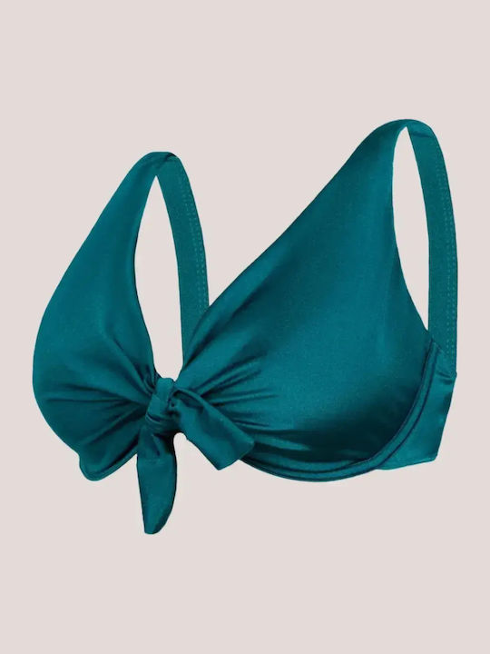 Bikini Top E Cup Petrol Blue