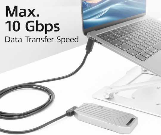 Act USB 3.2 Видео кабел USB-C мъжки - USB-C / DisplayPort 60W PD 1m