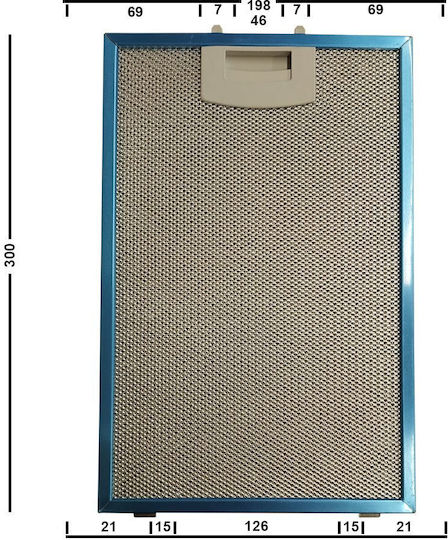 MultiHome Метален Филтър За Абсорбатор 30x19.8см
