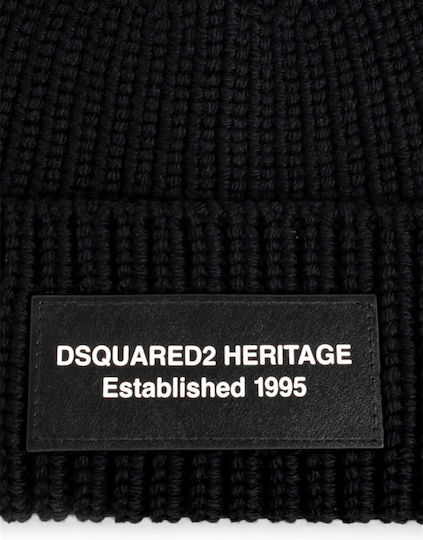 Beanie Damen Strickmütze in Schwarz Farbe