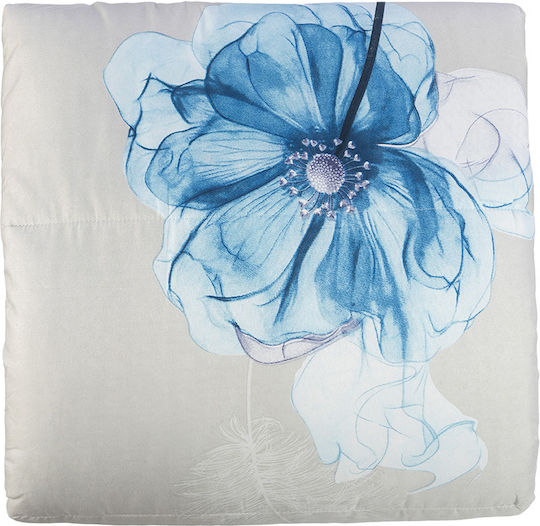 Πάπλωμα Διπλό με Γέμιση Microfiber 200x210εκ. Μπλε 150 GSM