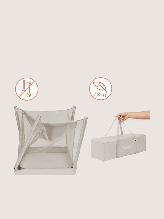 Lionelo Playpen 2 Levels with Mattress Beige 300x300cm