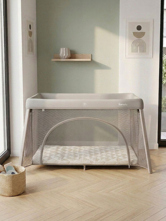 Lionelo Playpen 2 Levels with Mattress Beige 300x300cm