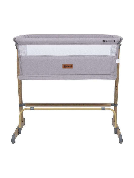 Belletti Baby Cradle with Mattress and Wheels Ecru