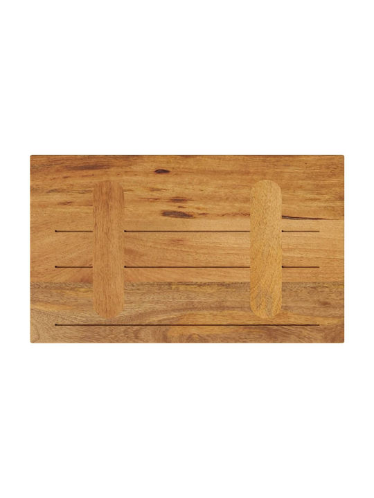 vidaXL Suprafață Rectangulară A Mesei Din Lemn Masiv De Mango 50x30x3.8cm 371628