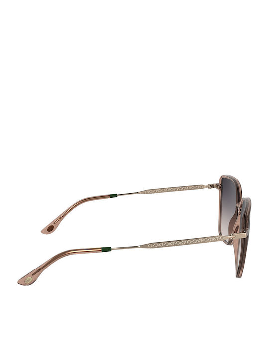 Lacoste Ochelari de Soare Pentru Femei cu Cadru Bej și Lentilă Degrade Bej L6062S-662