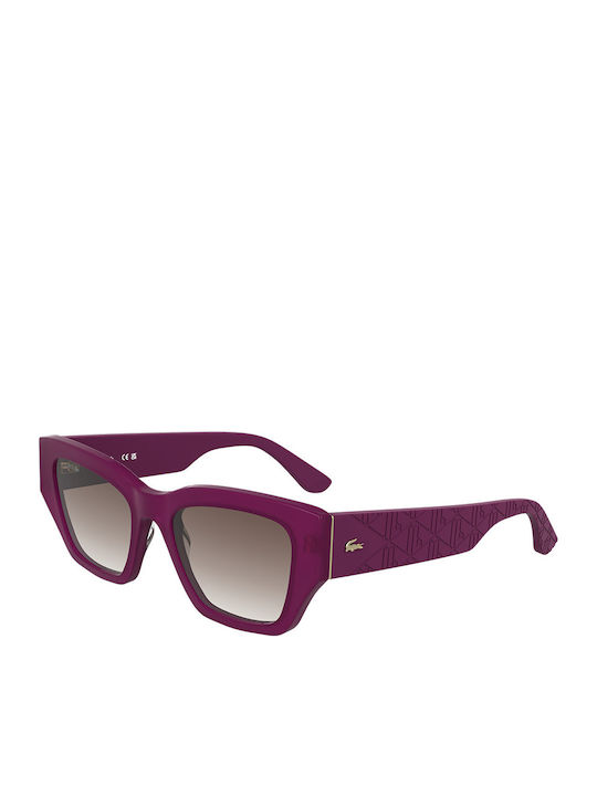 Lacoste Ochelari de Soare Pentru Femei Cu Ramă Violet și Lentilă Violet L6053S-526
