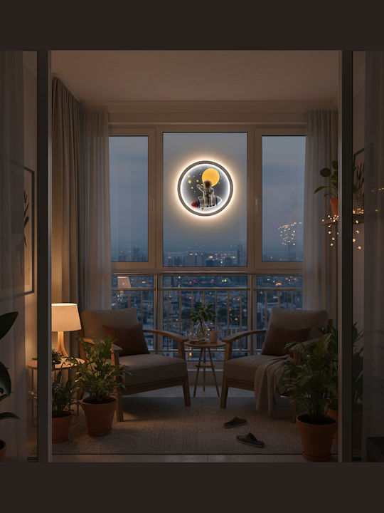 Alista Home Lumini De Perete Pentru Copii Led Metalic