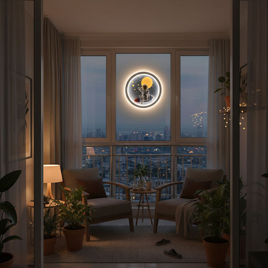 Alista Home Kids Led Metallic Wall Light