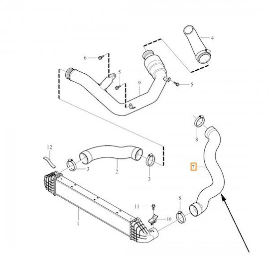 Γραμμή Στροβίλου Volvo S60 S80 V60 V70 Xc60 Xc70 30741795