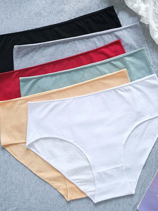 Baumwolle Damen-Slips 3er Pack Hellblaue