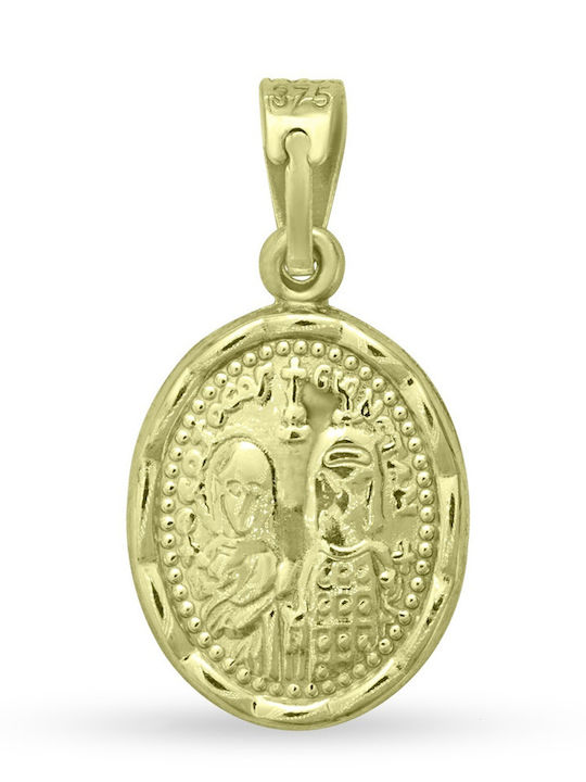 CHrysolithos Halskette Konstantin Talisman aus Gold 9K CHrysolithos Halskette Konstantin Talisman aus Gold 9K