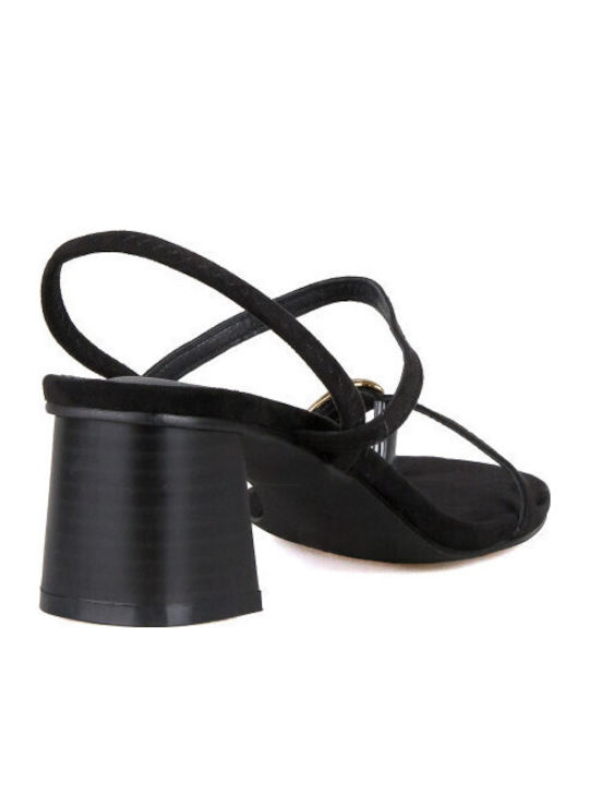 Suede Πέδιλα Μαύρα