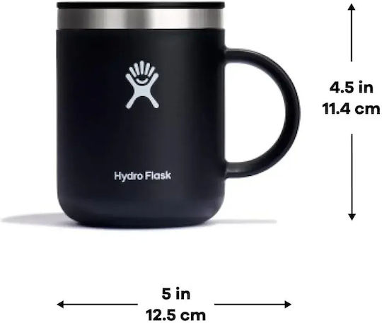 Hydro Flask Thermos Bottle Stainless Steel BPA Free 350ml Shale Grey
