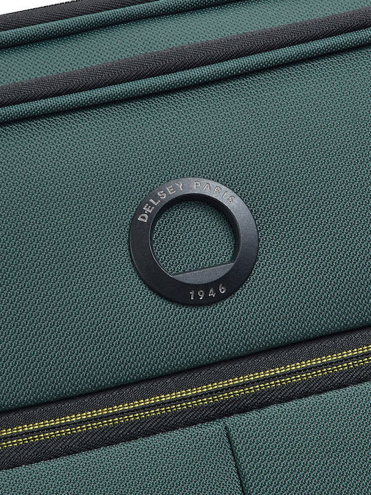 Delsey Dita Cabin Suitcase Green Height 55cm