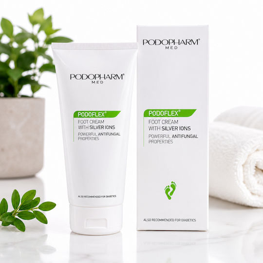 Antimykotische Fußcreme mit Silberionen