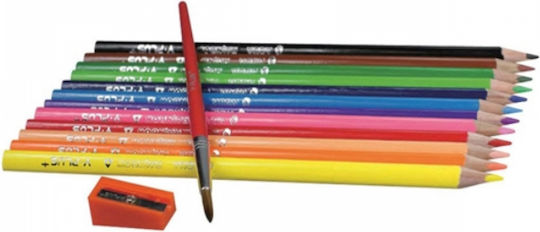 Цветни Моливи 12 Цвета Rainbow Водни Цветове Острилка Y Plus Pc130200