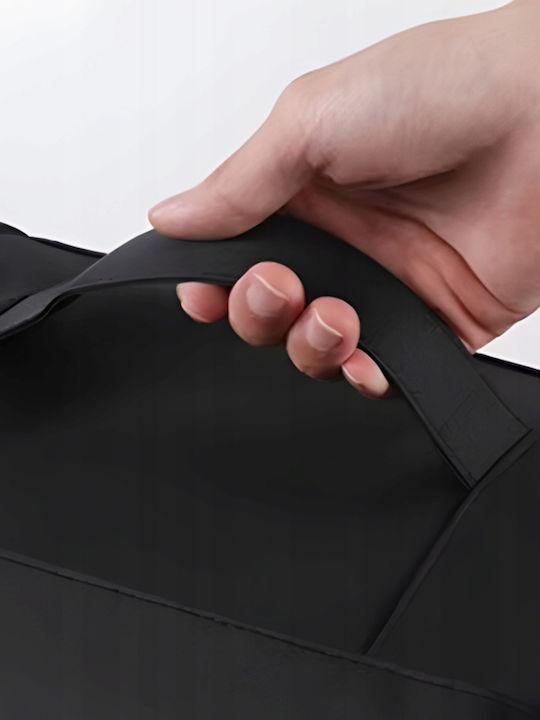 Geantă Organizator Cosmetic Zola 4 Compartimente Extensibile 3 Buzunare Cu Fermoar Curea De Transport Rezistentă La Apă 25.5 X 28 X 21 Cm Negru
