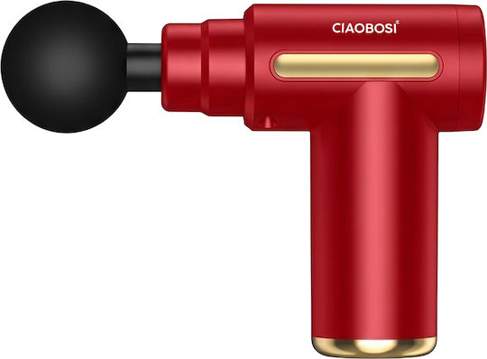 Avizar Percussion Elektrische Massager Mit Drahtlosem Digitalen Bildschirm 1200mAh Rote