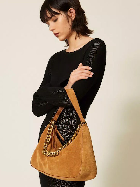 Women's Bag Shoulder Tabac Brown Set