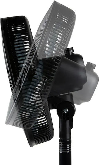 Domo Ventilator Pe Piedestal 55W Diametru Ventilator 39.5cm Negru