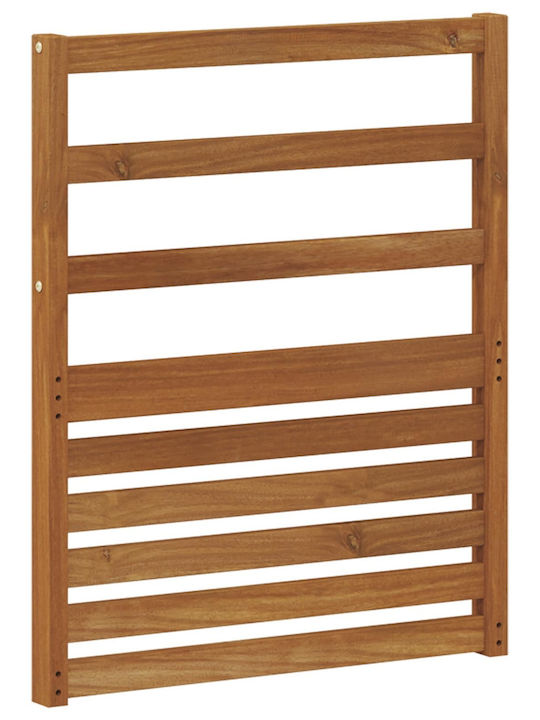 vidaXL Outdoor Chair Wooden Beige Set of 2